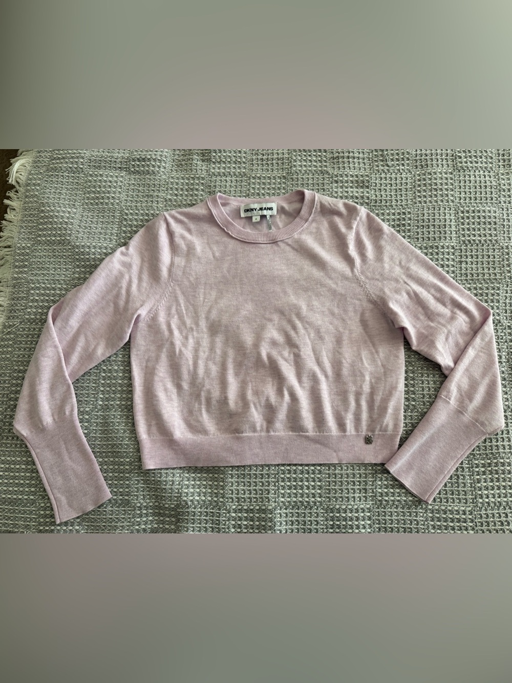 DKNY Light Pink Crewneck Sweater